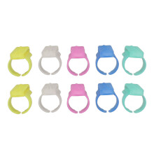Glossy 10pcs Knitting Thimble Set: Perfect Gift for Yarn Craft Lovers