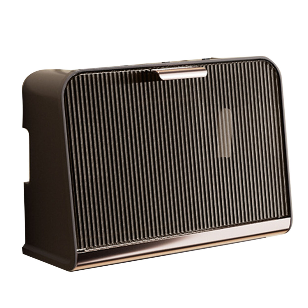 Wallmounted Router Storage Box, Large Capacity Eco-Friendly Pp And Pet Cord Management For Coffee Color Decorative Areas, With Lid Efficient Storage 9169997346520