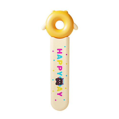 Mess-Release-Esswerkzeug, tragbar, Donut-Design,-Gelb
