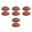 8Stk Simulation Brot Dunkelbraun PU Stable Dekoratives Kunstbrot Set 9