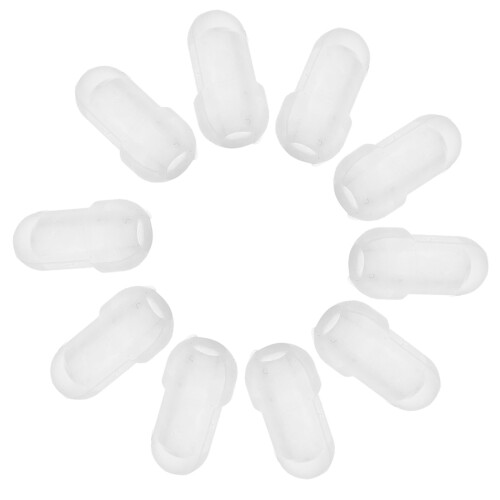 400Stk Ohrstecker Schutzhüllen Flexiblem Kunststoff 1