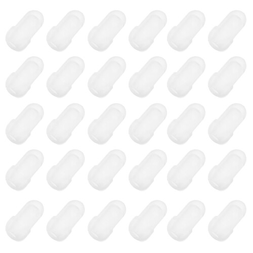 400Stk Ohrstecker Schutzhüllen Flexiblem Kunststoff 2