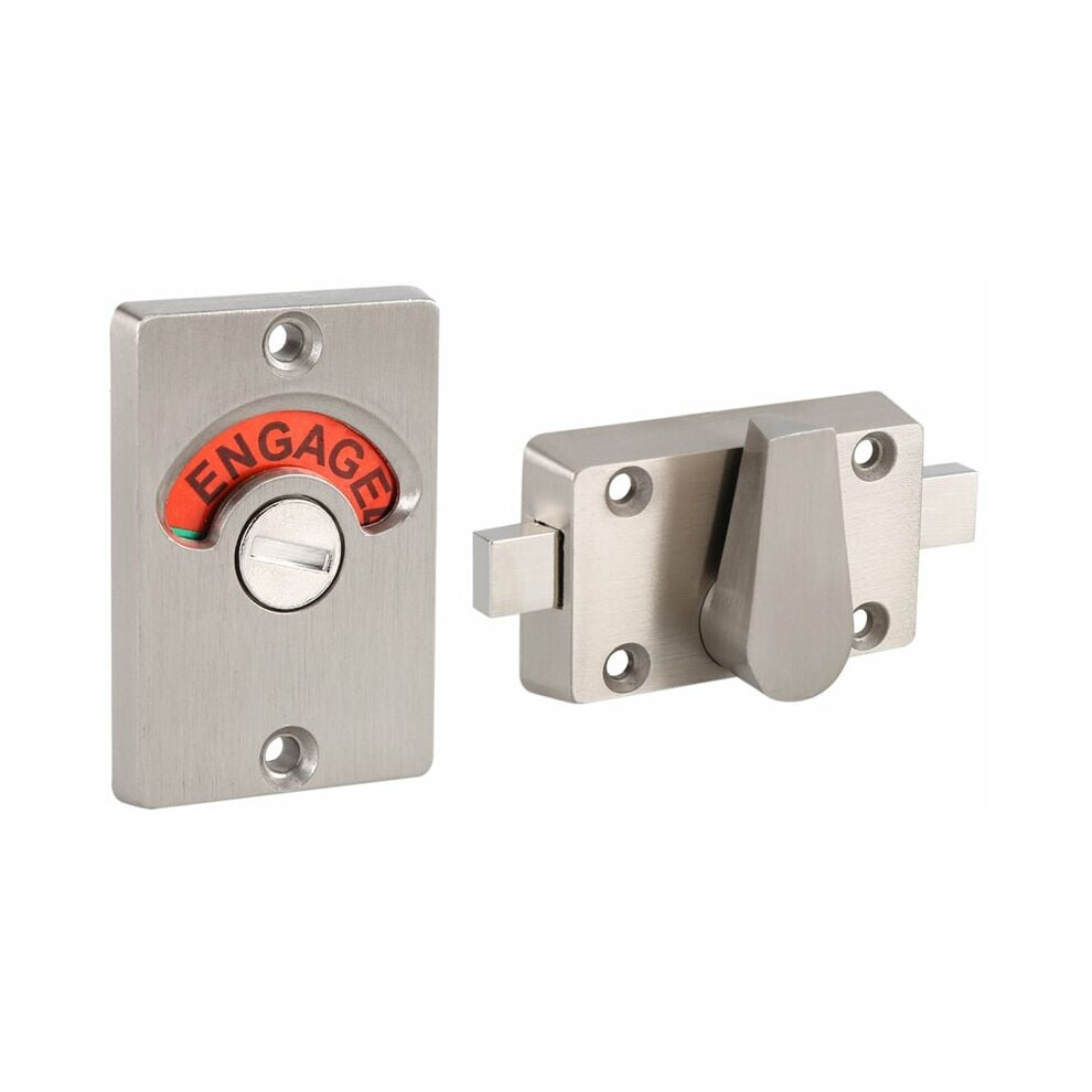 Privacy Lock Indicator For Bathroom Wc, Stainless Steel Material Smooth Operation Easy Installation Wide Application At Airports Stations Hospitals 9173940419797