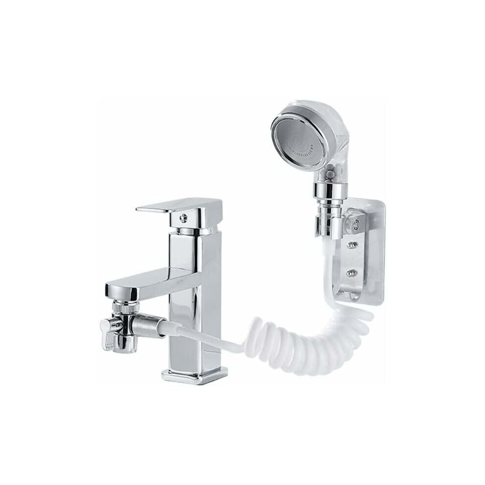 Sink Faucet Sprayer Attachment, Add A Touch Of Luxury To Your Home, Faucet-To-Shower Diverter With On/Off Switch For Controlled Water Flow 9173940371811