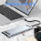 Σταθμός γρήγορης φόρτισης για MacBook Pro, Πολυλειτουργικός διανομέας USB Plug & Play με Gigabit 8