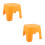 2Pièces Enfant Orange Pour Bain Chaussures 10