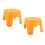 2Pièces Enfant Orange Pour Bain Chaussures 7