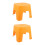2Pièces Enfant Orange Pour Bain Chaussures 5