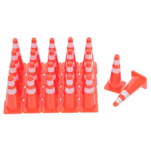 60Pièces Ensemble Mini Panneaux PVC Orange Jeu Et Éducatif