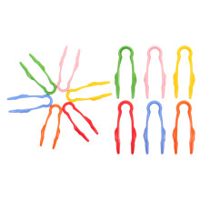 60Pièces Pinces Plastique Couleurs Variées Enfant