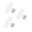 3Pièces Ruban Isolation Thermique Aluminium Argent Pour Auto 6