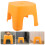 2Pièces Enfant Orange Pour Bain Chaussures 11
