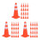60Pièces Ensemble Mini Panneaux PVC Orange Jeu Et Éducatif 9