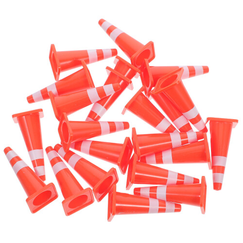 60Pièces Ensemble Mini Panneaux PVC Orange Jeu Et Éducatif 2