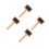 4Pièces Accessoires Feutrage Bois Fer Brosse Cardeuse Multifonction 7
