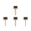 4Pièces Accessoires Feutrage Bois Fer Brosse Cardeuse Multifonction 4