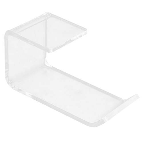4Pièces Porte Casque Transparent Mural U Forme Polyvalent Pour Bureau 1