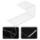 4Pièces Porte Casque Transparent Mural U Forme Polyvalent Pour Bureau 10