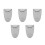 5Pièces Sacoche Sax Alto Gris Usage Poche Protection Coude 7