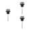 3Pièces De Niveau Huile Aluminium Pour Multi Usage 6