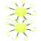 8Pièces Hameçons Calmar Fluorescents Grand Crochet 3