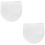 100Pièces Cd Blanches Antirayures Protection Facile D'accès 6
