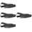 4Pièces Accessoire Guitare Cuir Noir Réglable Performance 9