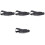 4Pièces Accessoire Guitare Cuir Noir Réglable Performance 5