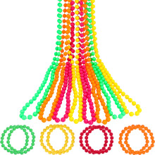 32Pièces Accessoires Vintage Colliers Perles Pour Costume Fête
