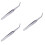 3Pièces Pince À Ongles Nail Argent Pour Pose De 7