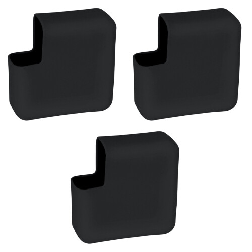 3Pièces Coque Silicone Pour Adaptateur Antidérapant 2