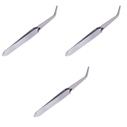 3Pièces Pince À Ongles Nail Argent Pour Pose De 2