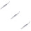 3Pièces Pince À Ongles Nail Argent Pour Pose De 9