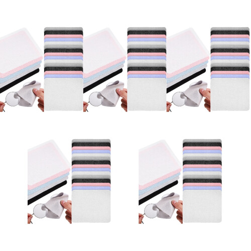 100Pièces Chiffons Suède Microfibre Séchage Rapide Nettoyage Verres 2