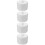 4Pièces Plateaux Nettoyage Outils Ongles Blancs Réutilisables 10