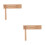 2Pièces Instruments Percussion Manuels En Bois Beige Pour Événements 6