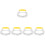 5Pièces Rangement Métal Multi-Sections Portable Design Moderne 7