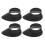 8Pièces Couvre-Oculaires Caoutchouc Noir Et Protection 3
