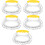 5Pièces Rangement Métal Multi-Sections Portable Design Moderne 9