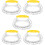 5Pièces Rangement Métal Multi-Sections Portable Design Moderne 10