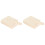 2Pièces Outils Cuisine -Pâte Bois Beige Usage Sûr 2
