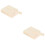 2Pièces Outils Cuisine -Pâte Bois Beige Usage Sûr 6