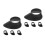 8Pièces Couvre-Oculaires Caoutchouc Noir Et Protection 7