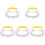 5Pièces Rangement Métal Multi-Sections Portable Design Moderne 4