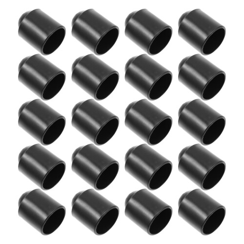 40Pièces Protections De Queue De Billard Faciles À Remplacer Noir 2