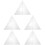 5Pièces Règle Blanche Pour Quilting Couture DIY 8