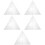 5Pièces Règle Blanche Pour Quilting Couture DIY 9