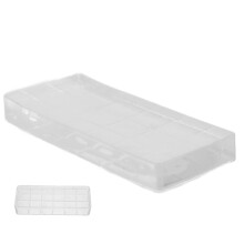 4Pièces Tampon Ongles Silicone Transparent Outil Nail Art French Tip