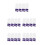 20Pièces À Dents Doigt Nylon Violet Pour Chats 8