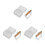 3Ensembles Cutter Rectangulaire Miel Acier Coffret Précis 6